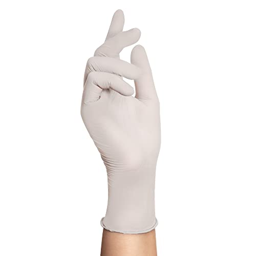 HALYARD Sterling SG Nitrile Powder Free Exam Gloves Disposable 3.7 mil, 9.5 Inches, Gray, Medium, 41659 (Box of 250)