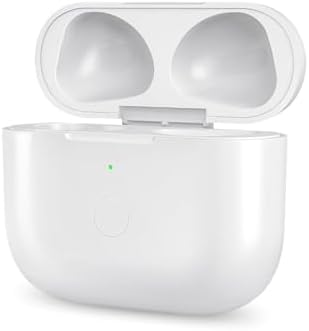 CIVPOWER Updated Charging Case Replacement Compatible with Air Pods 3rd Generation, Wireless Air Pods 3 Charger Case with Pairing Sync Button Without Earbuds, White