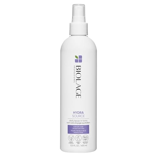 BIOLAGE Hydrasource Daily Leave-In Tonic For Dry Hair- Moisturizes, Renews Shine & Protects Hair From Environmental Damage, 13.5 Fl Oz