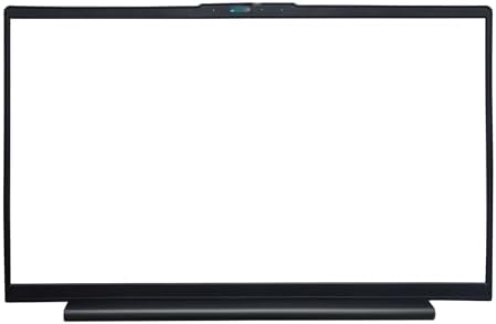 Laptop LCD Front Bezel Cover Case Compatible for Lenovo Ideapad 5 15IIL05 15ARE05 15ITL05 Black 5B30S18940 AP1K7000110 5B30S18941 (Black Border)