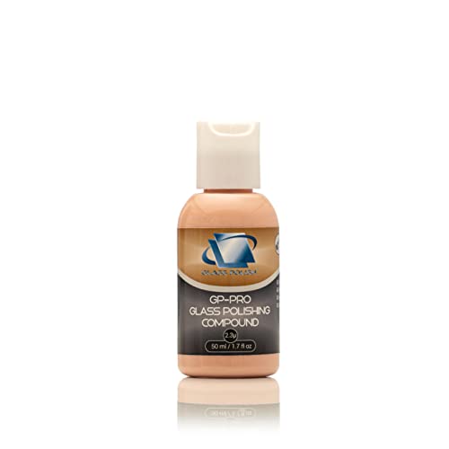 Glass Polish 1.7oz (50ml) GP-PRO Glass Polishing Compound for Professional Polishing of All Glass Surfaces - 2.3 microns