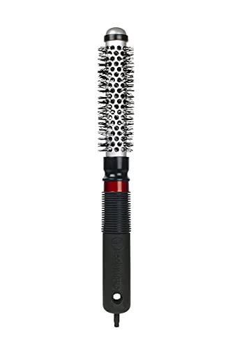 Cricket Thermal Hair Brush #300 0.75” for Blow-Drying, Curling, and Styling – Heat-Retaining Barrel with Anti-Static Tourmaline Bristles, Round Thermal Brush, Not Electric, Ideal for All Hair Types