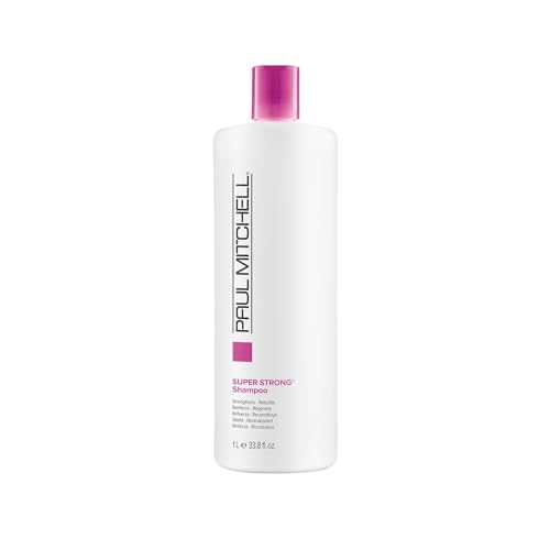 Paul Mitchell Super Strong Shampoo, Strengthens + Rebuilds, For Damaged Hair, 10.14 Fl Oz