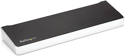 StarTech.com 4K USB-C Dock, Triple UHD 4K Monitor Docking Station, Mac/Windows, HDMI & DisplayPort, 60W PD, 5x USB 5Gbps Hub, TAA