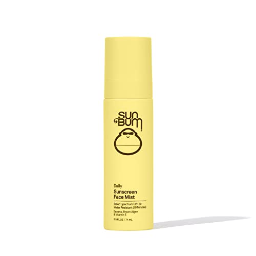 Sun Bum Skin Care SPF 30 Daily Sunscreen Face Mist | Vegan and Hawaii 104 Act Compliant (Octinoxate & Oxybenzone Free) Broad Spectrum UVA/UVB Facial Sunscreen Spray with Vitamin E | 2.5 oz