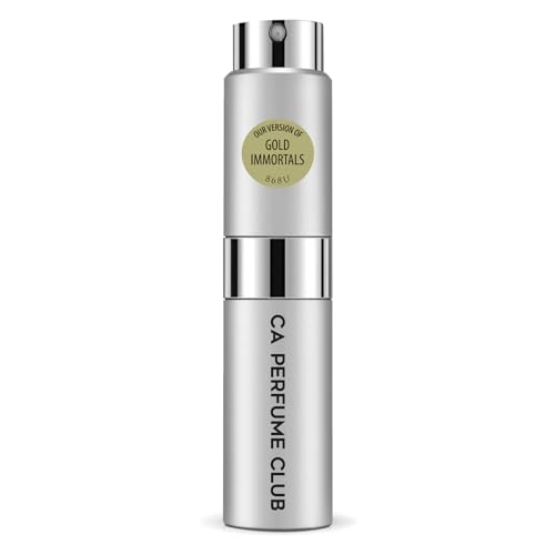 CA Perfume Impression of Gold Immortals For Women & Men Eau de Parfum Spray 0.27 Fl Oz/8ml-X1