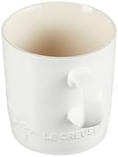 Le Creuset Stoneware Holly Collection London Mug, 12oz., White