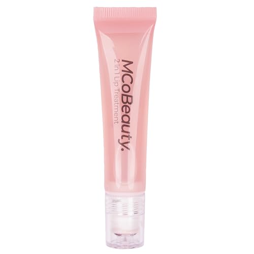 MCoBeauty 2-in-1 Glow & Treat Lip Oil, Berry, Hydrating Tint for Luscious Lips, Vegan, Cruelty Free Cosmetics