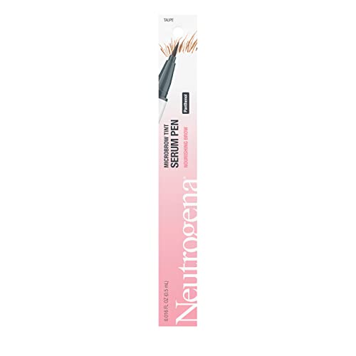 Neutrogena Microbrow Tint Serum Pen, Precision Tipped Tinted Eyebrow Pen with Panthenol to Nourish & Condition Brows, Helps Create Fuller, Natural-Looking Brows, Taupe, 0.016 Fl. Oz
