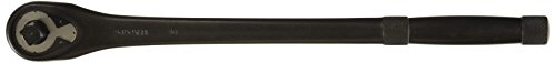 1/2" Drive Long Handle Pear Head Ratchet 15"-BLK Oxide
