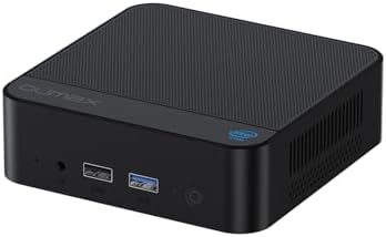 Oumax Mini PC Intel 13th Gen Alder Lake N150 (Up to 3.6GHz), 16GB DDR4 500GB M.2 SSD Mini Computer Win-11Pro /Built-in Power Supply/Dustproof Design/WiFi/BT5.0/Dual HDMI 2.0 4K@60Hz/Dual LAN