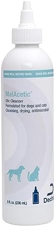 Malacetic Otic Cleanser for Dogs and Cats, 8 fl oz