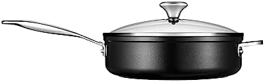 Le Creuset Toughened Nonstick PRO Saute Pan With Glass Lid, 4.25 qt.