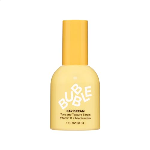 Bubble Skincare Day Dream Tone and Texture Vitamin C Face Serum - Hydrating Serum Made with Vitamin C + Niacinamide - Helps Improve Skin Barrier Repair - Suitable For All Skin Types (30ml)