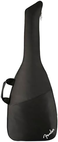 Fender Electric Guitar Gig Bag, Padded Guitar Case with a Comfortable Two-Piece Handle and Ergonomic Backpack Straps, Black