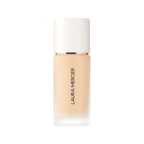 Laura Mercier Real Flawless Weightless Perfecting Waterproof Liquid Foundation: Medium-Buildable Coverage, 12 HR Fade-Proof Wear, Natural Finish, Hydrating, Long Lasting, Non-Comedogenic
