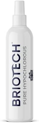 BRIOTECH Pure Hypochlorous Acid Spray and Cleanser, Original Premium HOCl Topical Solution, Multi-Purpose Cleaner, Family Approved & Pet Friendly, 8 fl oz