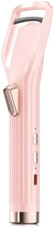 Heated Eyelash Curler Premium PRO - Fast Heat up in 8s - 24 Hours Long Lasting - Rechargeable Electric Eyelash Curler with Type-C, Innovative L Silicone, 2 Heat Modes, Anti-Burn Eyelid, Pink-2