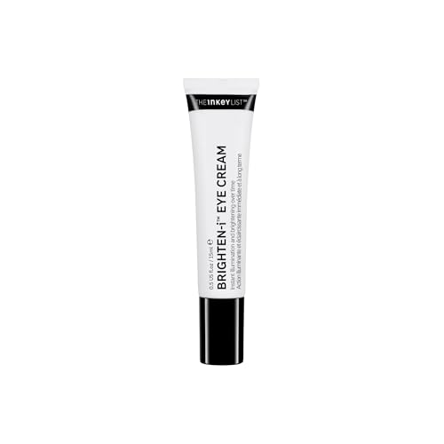 The INKEY List Brighten-I Eye Cream, Under-Eye Cream Helps Reduce Appearance of Dark Circles and Boost Skin’s Glow, Makeup Under-Eye Primer, 0.50 fl oz