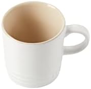 Le Creuset Stoneware Espresso Mug, 3 oz., White