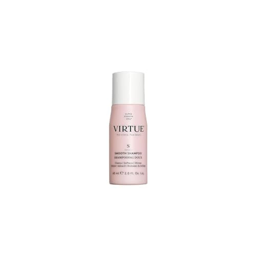 VIRTUE Smooth Sulfate Free Shampoo for Frizz Control for Curly Hair, Safe for All Hair Types, Color Safe