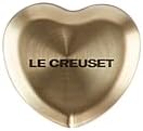 Le Creuset Figural Heart Knob, Large, 47 MM, Light Gold, Small