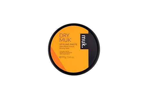 MUK. Haircare Dry Ultra Matte Styling Paste, Strong Hold Paste - 3.4oz