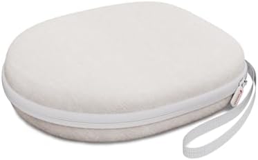 Headphone Case Hard Shell Compatible with Sony/JBL/Soundcore Anker/Bose/BERIBES/KVIDIO Wireless On-Ear Headphones (Cream)
