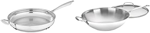 Cuisinart Professional 12-Inch Skillet and 14-Inch Stir-Fry Pan Set