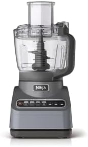 Ninja Professional Food Processor, 850 Watts, 9-Cup Capacity, Auto-iQ Preset Programs, Dough Blade (Silver Stainless Finish)
