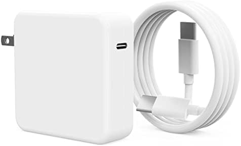 Compatible with Mac Book Pro Charger, 61W USB C Compact and Foldable Fast Charger for MacBook Air, Samsung Galaxy, iPad Pro, and All USB C Devices