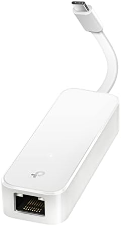 TP-Link USB C To Ethernet Adapter(UE300C), RJ45 To USB C [Thunderbolt 3/4 Compatible] Type-C Gigabit Ethernet LAN Network Adapter, Compatible With Apple MacBook Pro 2017-2023, MacBook Air, And More