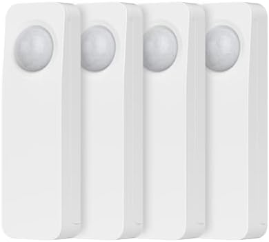 THIRDREALITY Zigbee Motion Sensor 4 Pack, Zigbee Hub Required, Pet Friendly, Work with Home Assistant, SmartThings, Aeotec, Homey, Hubitat or Echo Devices with Built-in Zigbee hub
