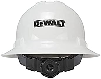DEWALT DPG11FB Full Brim Hard Hat with Ratchet Suspension - White