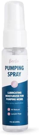 Breast Pump Flange Spray | Helps Sore Nipples & Clogged Milk Ducts | Skin Lubricant for Breast Pumping | Apply Pumping Spray Directly to Shields | Vegan & Lanolin Free | (1 Fl Oz)