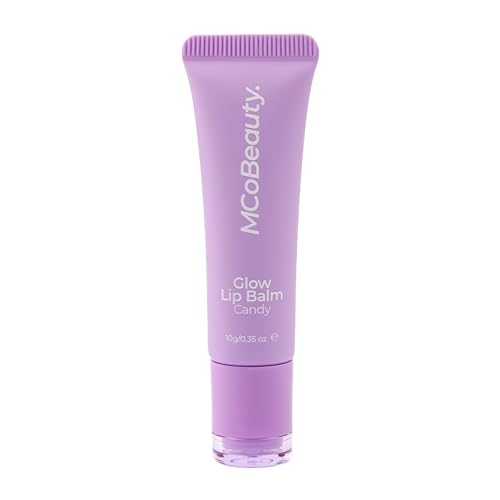 MCoBeauty Glow Lip Balm, Candy, Nourishing Tint for Luscious Lips, Vegan, Cruelty Free Cosmetics
