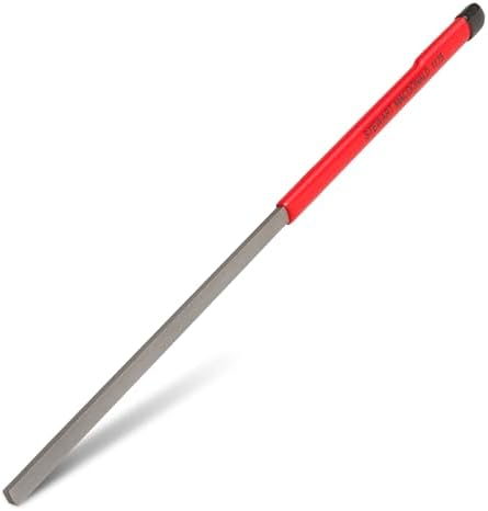 StewMac Fret End Dressing File - Professional Luthier Guitar Repair Tool - Fix Sharp Fret Ends & Fret Sprout - For Rounding, Shaping, and Deburring - Works on All Frets! (1175)