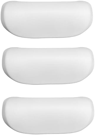 3-Pack 1411501 77228 Spa Neck Pillow for Hot Spring Highlife Series From 2014-Current, 14" L X 5.5"W, Cool Gray, Hot Tub Head Rest Pillows for Watkins Five Years Free Replacement