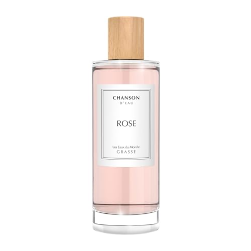 Chanson Rose Eau de Toilette 3.4 fl oz (Pack of 1), Notes of Lychee, Rose, and Oak Moss, Women's Fragrance, Long Lasting, Everyday Fragrance, Travel Size