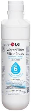 LG LT1000P - 6 Month / 200 Gallon Capacity Replacement Refrigerator Water Filter (NSF42, NSF53, and NSF401) ADQ74793501, ADQ75795105, AGF80300704, or AGF80300705 White