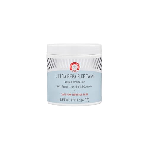 First Aid Beauty - Ultra Repair Cream, Intense Hydration Whipped Colloidal Oatmeal, Clinically Proven to Strengthen Skin Barrier in 7 Days & Helps Relieve Eczema, Luxury Face & Body Moisturizer, 6 oz
