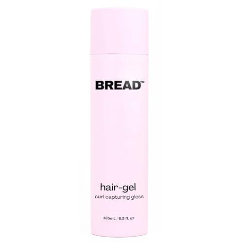 Bread Beauty Hair Gel: Long-Wear Curl Hydrating Gloss | Wavy, Coily, Textured & Curly Hair | For Curls and Slicked Back Styles | Silicone Free, Sulfate Free, Cruelty-Free | 6.2 ounce