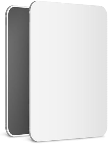 Mavoro Magnetic Locker Mirror | 7x9in Acrylic Mirror - Unbreakable Mirror | Sleek Frameless Mirror | Glassless Safety Kids Mirror (1 Pack)