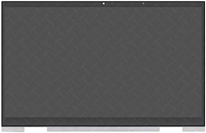 LCDOLED Replacement for HP Envy x360 15-ES 15m-es1000 15m-es1xxx 15m-es1013dx 15m-es1023dx M45453-001 M45452-001 15.6 inches FHD 1080P IPS LCD Display Touch Screen Digitizer Assembly Bezel with Board