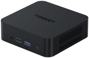 TRIGKEY Mini PC K-N100, Intel N100(up to 3.4GHz), 16GB DDR4 RAM 500GB M.2 SSD, Mini Desktop PC Computer Support Max 4K 60Hz Dual HDMI Display/USB3.2 * 3/WiFi5/BT5.0, Suitable for Home/Office