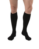 JOBST Relief 15-20mmHg Compression Stockings Knee High, Closed Toe, Black, Large Full Calf