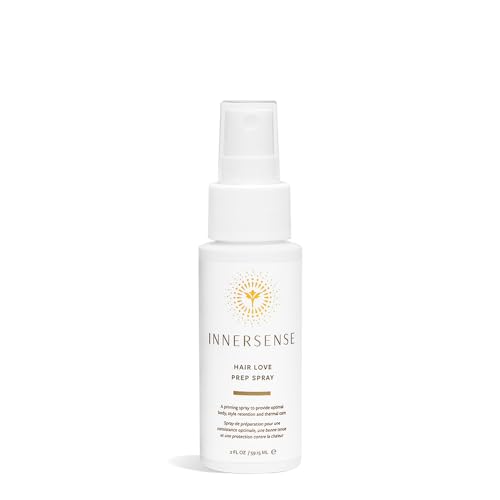INNERSENSE Organic Beauty - Natural Hair Love Prep Spray For Body, Style Retention + Thermal Care | Non-Toxic, Cruelty-Free, Clean Haircare (Travel Size, 2 fl oz | 60 ml)