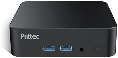 F8C Mini PC, Intel 12th Gen Alder Lake N100, 8GB DDR4 RAM, 256GB M.2 SSD, Support 4K, Triple Display, HDMI x2, USB3.2 Gen1 x2, USB2.0 x2, Type-C x2, WiFi6/BT5.2, GB LAN, Win11 Pro
