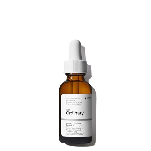 The Ordinary Ascorbyl Glucoside Solution 12%, Vitamin C Serum for Even Skin Tone and Antioxidant Protection, 1 Fl Oz