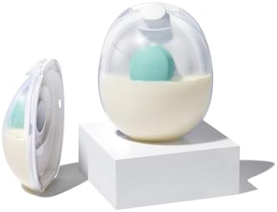 Willow Go - Reusable Breast Milk Containers with New & Improved Splash Guard - Holds 5 oz. Per Container - Breastfeeding Essential for The Willow Go Wearable Breast Pump, Hands Free Breast Pump - 2pk